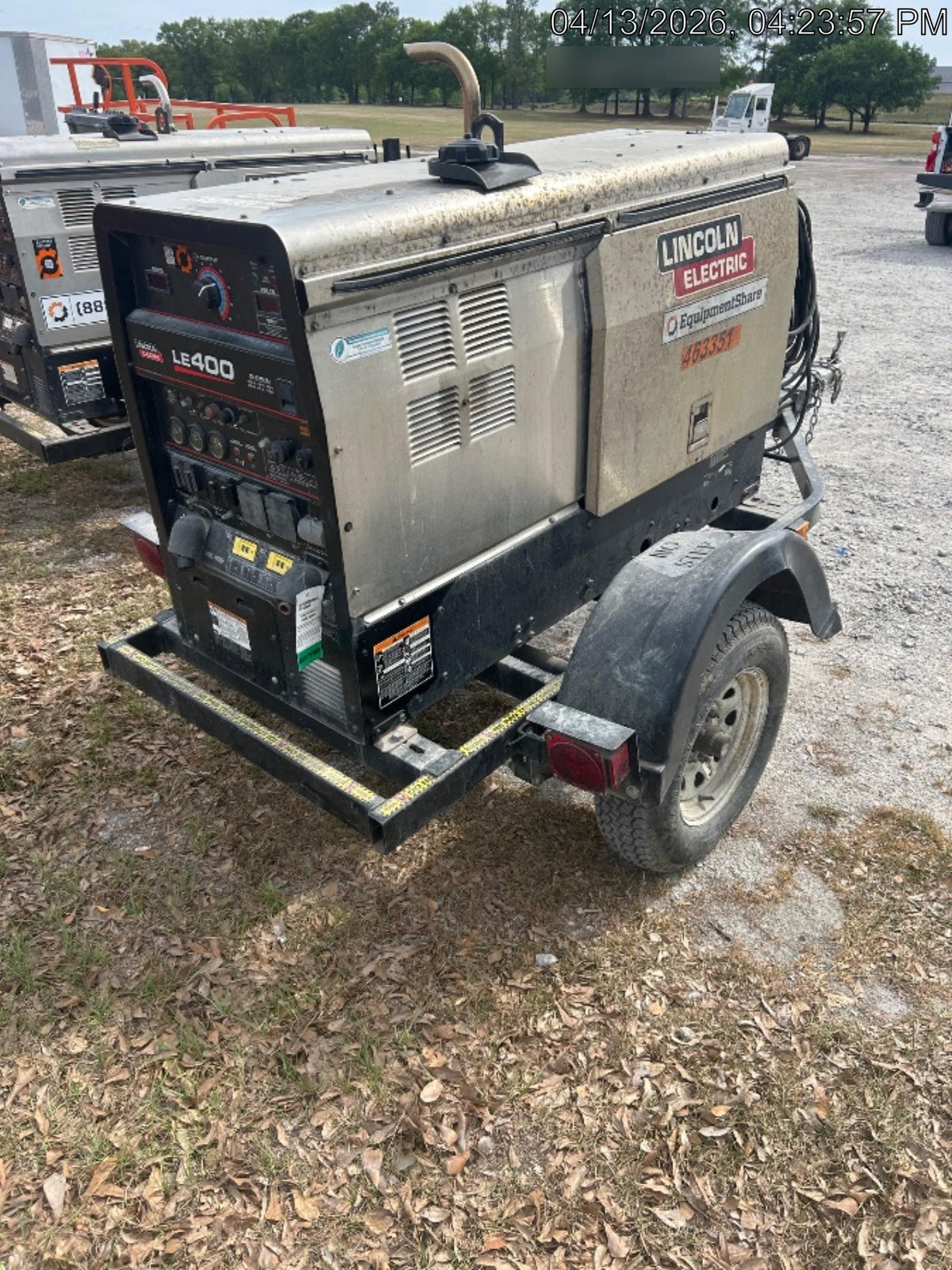 2024 Lincoln Electric LE400 Kubota V1505, Trlr, Cable Rack, Light Kit, ES Decals, T3