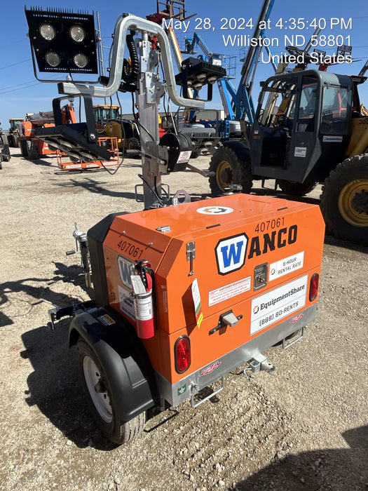2024 Wanco WLTT-4MM4K Diesel, Deep Sea Controller, Shore Power Plug, Auto Start, (4) 350W LED Floodlights, 4kW Generator, 60 Gal Fuel Tank, 2" Ball, T3