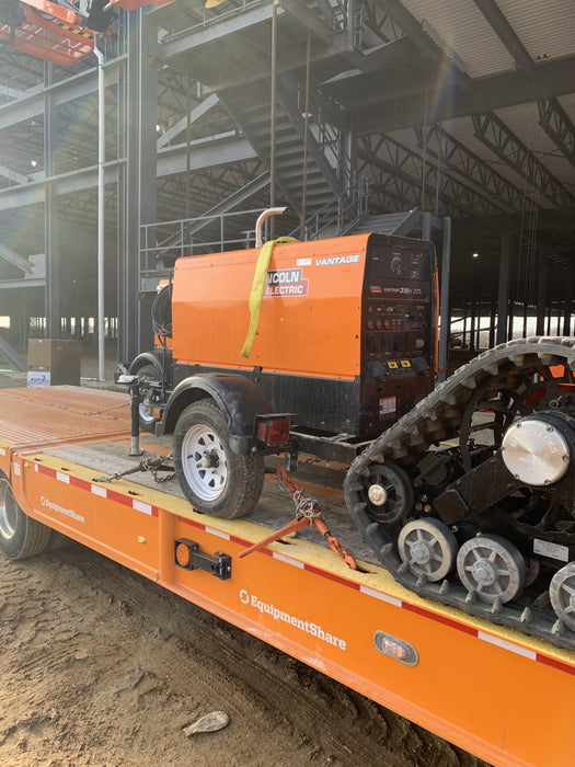 2021 Lincoln Electric Vantage 322 Vantage 322 Ready Pak 3 w/ Decals, ORANGE (includes trailer, cable rack, fender light kit) NO Telematics