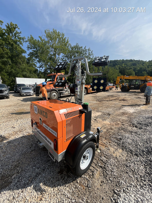 2024 Wanco WLTT-4MM4K Diesel, Deep Sea Controller, Shore Power Plug, Auto Start, (4) 350W LED Floodlights, 4kW Generator, 60 Gal Fuel Tank, 2" Ball, T3