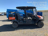 2022 Kubota RTV-X1140W-H Plastic Canopy, Windshield Acrylic Clear, LED Strobe Light, Wire Harness Kit, Back up Alarm