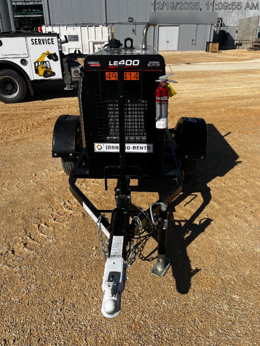 2025 Lincoln Electric LE400 Diesel, Kubota V1505, 22 HP, Trlr, Cable Rack, Light Kit, ES Decals, T3