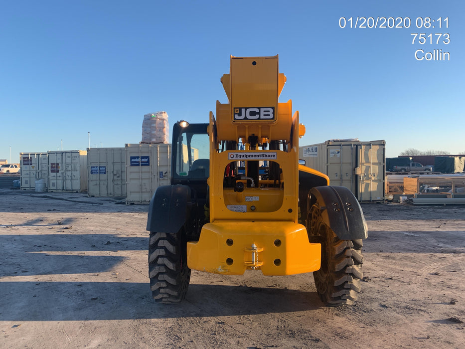 2019 JCB 510-56 Canopy, 74 HP, Solid Tires, STD Worklight, Beacon, Aux Hydraulics, Lifting Eye, Back up Alarm w/66" Carriage/60" Forks