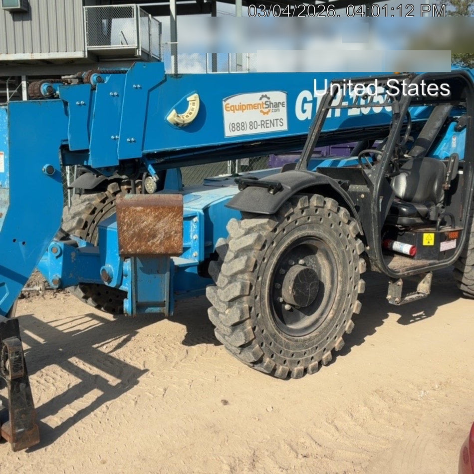 2017 Genie GTH-1056 Genie GTH1056, Solid Tires, 60" carriage, Open ROPS - GTH10E-11935