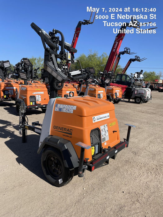 2024 Generac MLT2 Diesel, Flex Switch 120V Input, Powerzone Controller, 
(4) 320W LED Lights, 4kW Generator, 39.9 Gal Fuel Tank, 2" Ball, T3