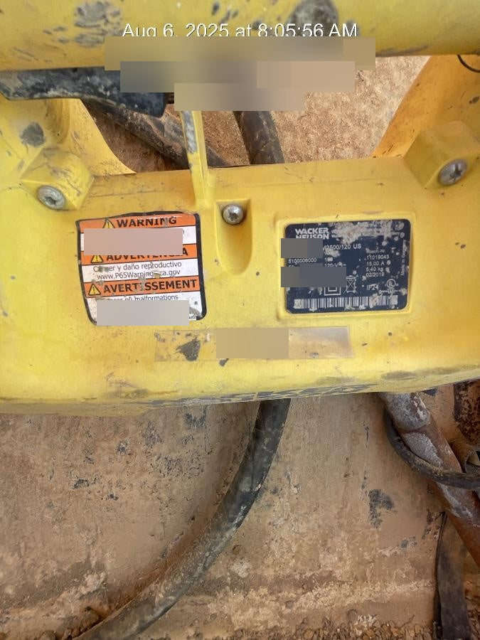 2019 WACKER NEUSON M2500