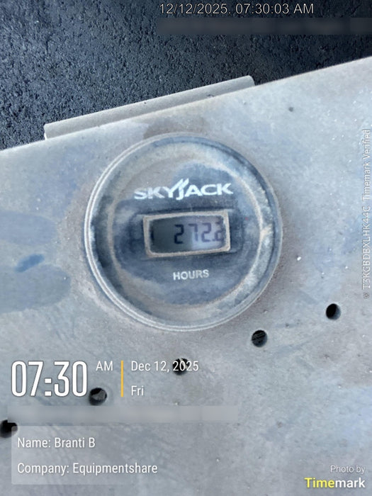 2016 Skyjack SJIII-4632 Standard Options