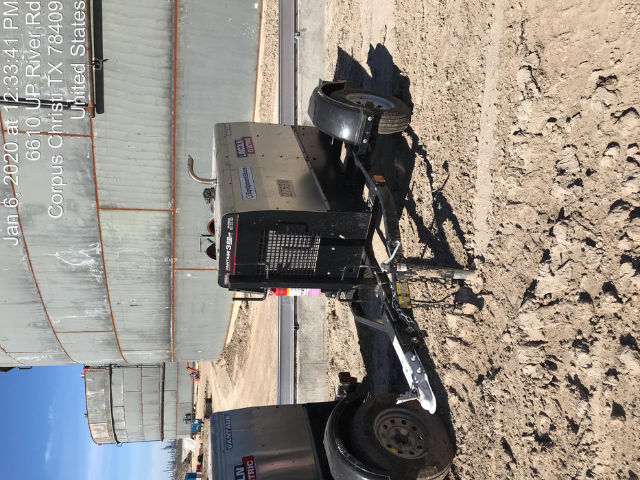 2018 Lincoln Electric Vantage 322 Lincoln Vantage 322 Welder w/Trailer, Light Kit, Cable Rack