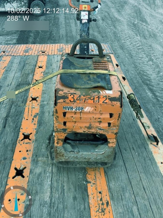 2023 Multiquip MV308GH Honda GX270, 18" Plate, Tachometer