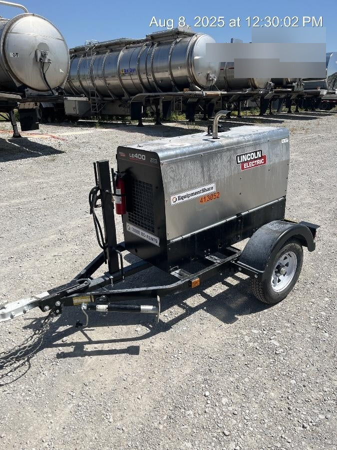 2024 Lincoln Electric LE400 Kubota V1505, Trlr, Cable Rack, Light Kit, ES Decals, T3