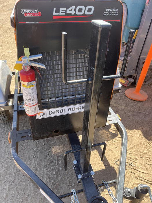 2022 Lincoln Electric LE400 Kubota V1505, Trlr, Cable Rack, Light Kit, ES Decals, T3