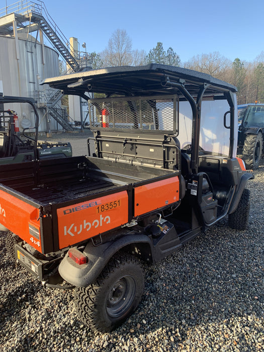 2021 Kubota RTV-X1140W-H Plastic Canopy, Windshield Acrylic Clear, LED Strobe Light, Wire Harness Kit, Back up Alarm