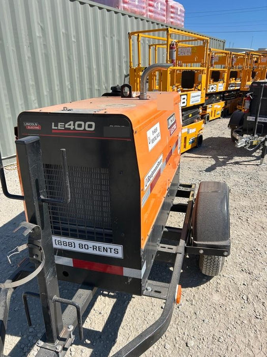 2022 Lincoln Electric LE400 Kubota V1505, Trlr, Cable Rack, Light Kit, ES Decals, T3