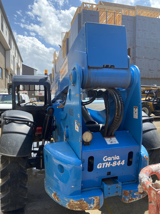 2018 Genie GTH-844 Genie GTH-844D w/Open ROPS, Solid Tires, Work Light/Beacon, 60" Carriage and Forks