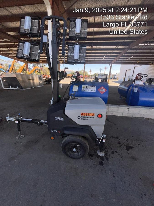 2024 Wacker Neuson LTT4 Diesel, Kohler KDW702, Deep Sea Controller, Auto Start, LED 320W, Bypass Outlet, T3