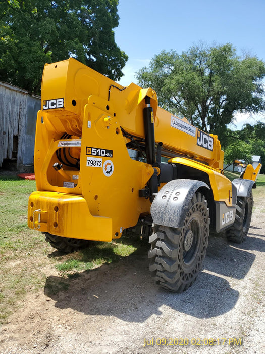 2020 JCB 510-56 Cab/Heat/Air, Solid Tires, Work Lights, Beacon, Aux Hydraulics, Back up Alarm, Lifting Eye, ES Decals