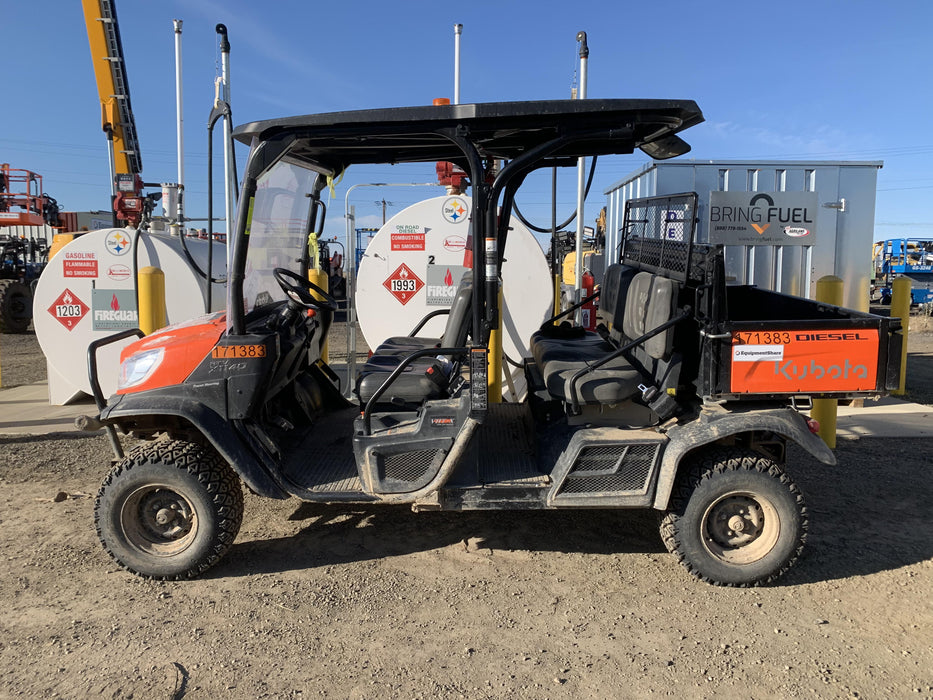 2022 Kubota RTV-X1140W-H Plastic Canopy, Windshield Acrylic Clear, LED Strobe Light, Wire Harness Kit, Back up Alarm