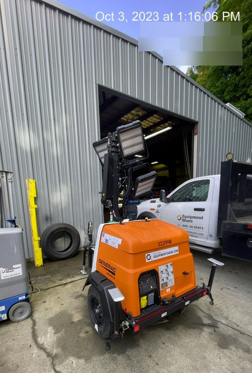 2023 Generac MLT2 Diesel, Flex Switch 120V Input, Powerzone Controller, (4) 320W LED Lights, 4kW Generator, 39.9 Gal Fuel Tank, 2" Ball, T3