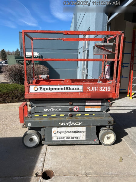 2019 Skyjack SJIII-3219 Standard Options