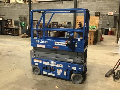 2019 Genie GS-1930 Fixed Rails with Chain Entry