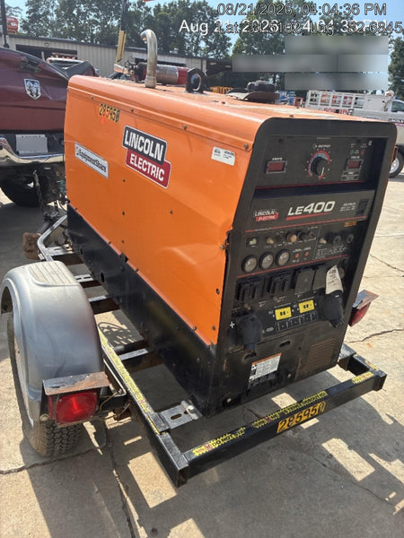 2022 Lincoln Electric LE400 Kubota V1505, Trlr, Cable Rack, Light Kit, ES Decals, T3