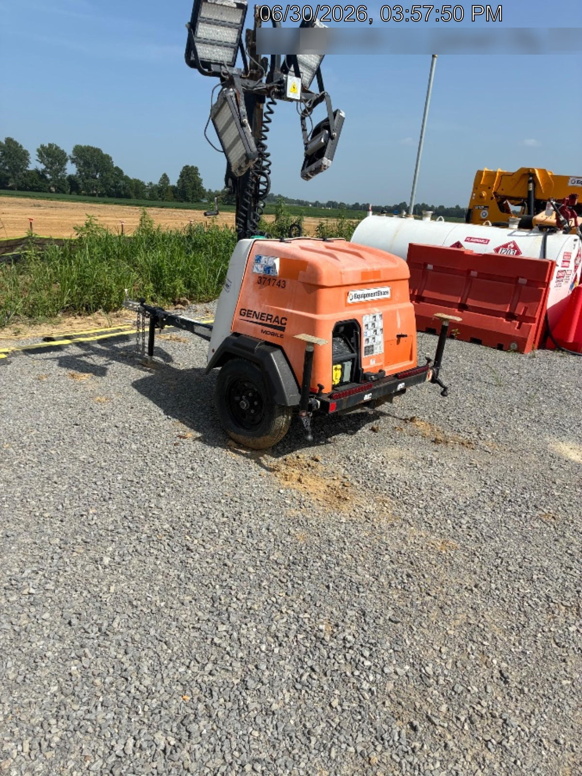 2023 Generac MLT2 Diesel, Flex Switch 120V Input, Powerzone Controller, 
(4) 320W LED Lights, 4kW Generator, 39.9 Gal Fuel Tank, 2" Ball, T3