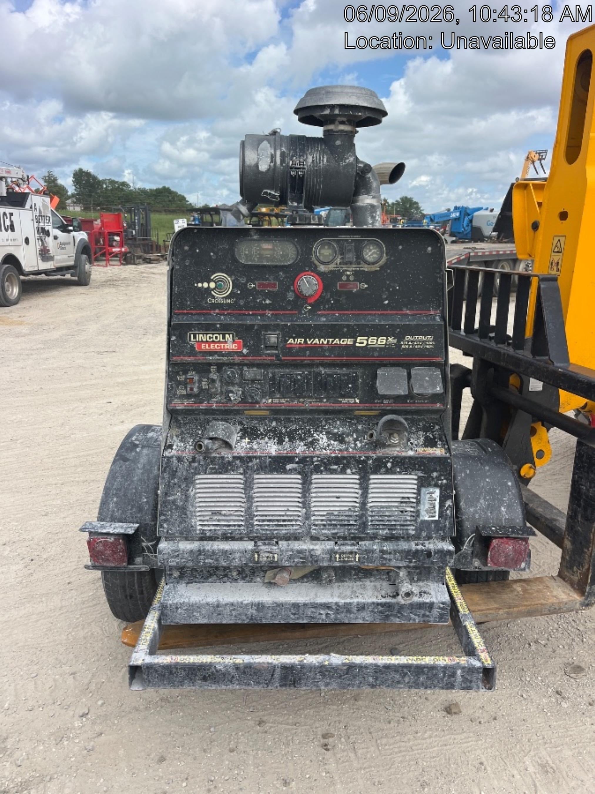 2021 Lincoln Electric Air Vantage 566 Air Vantage 566X Ready Pak 3 (includes trailer, cable rack, fender light kit); no telematics