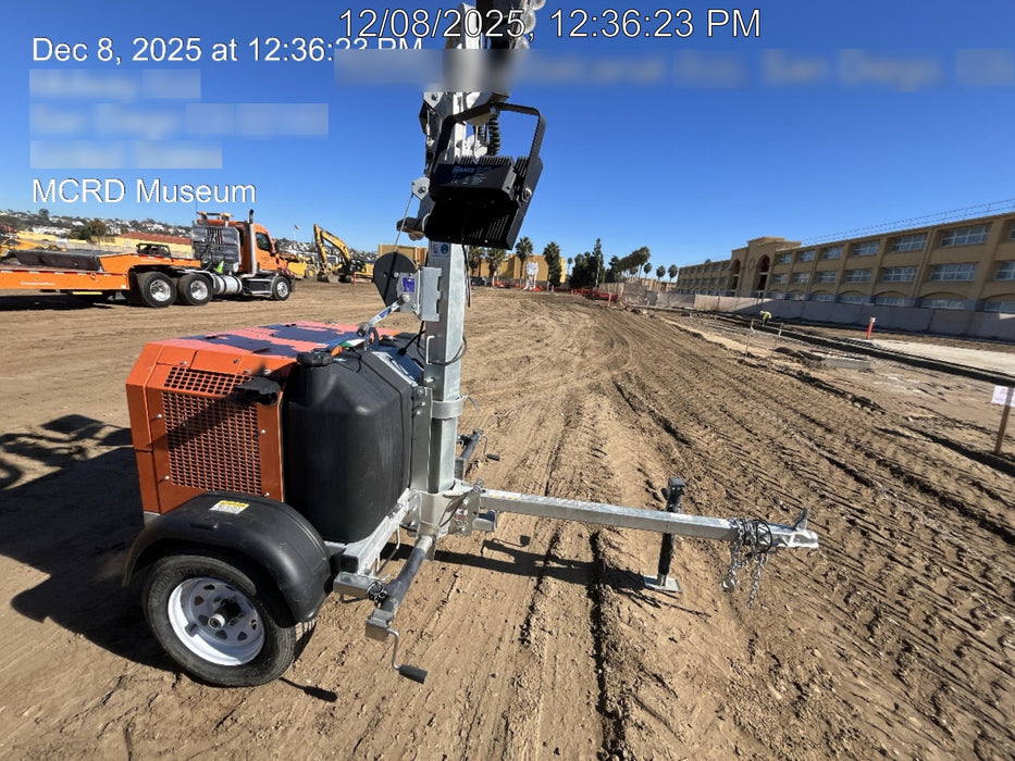 2024 Wanco WLTT-4MM4K Diesel, Deep Sea Controller, Shore Power Plug, Auto Start, (4) 350W LED Floodlights, 4kW Generator, 60 Gal Fuel Tank, 2" Ball, T3