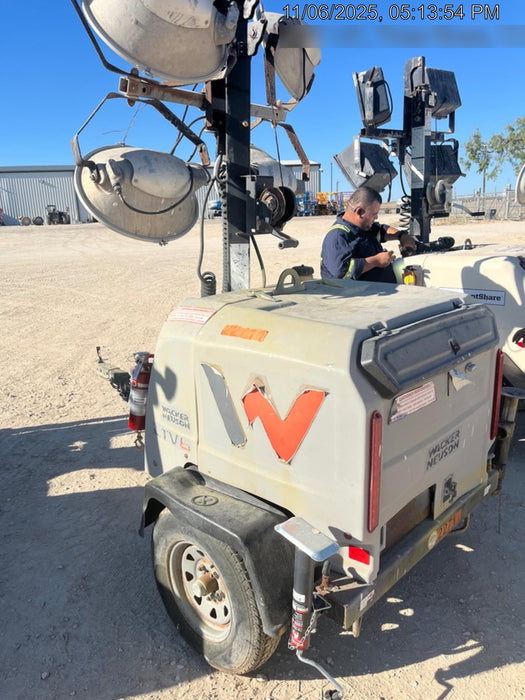 2019 Wacker Neuson LTV6L-MH Wacker Neuson LTV6L Mobile Light Tower w/Fuel Level Sensor Installed