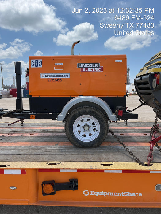 2022 Lincoln Electric LE400 Kubota V1505, Trlr, Cable Rack, Light Kit, ES Decals, T3