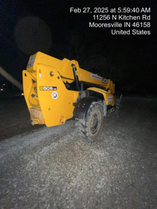 2020 JCB 509-42 Cab/Heat/Air, Solid Tires, Work Lights, Beacon, Aux Hydraulics, Back up Alarm, Lifting Eye, ES Decals