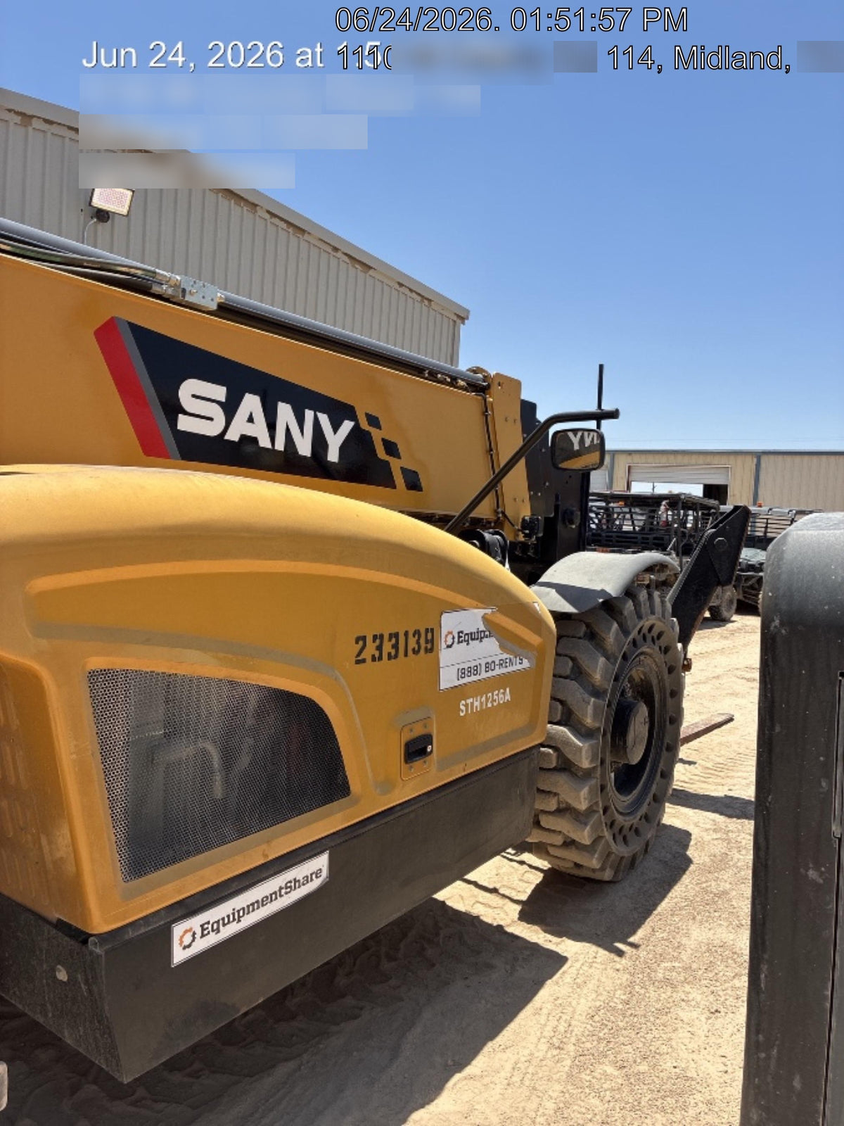 2022 SANY STH1256