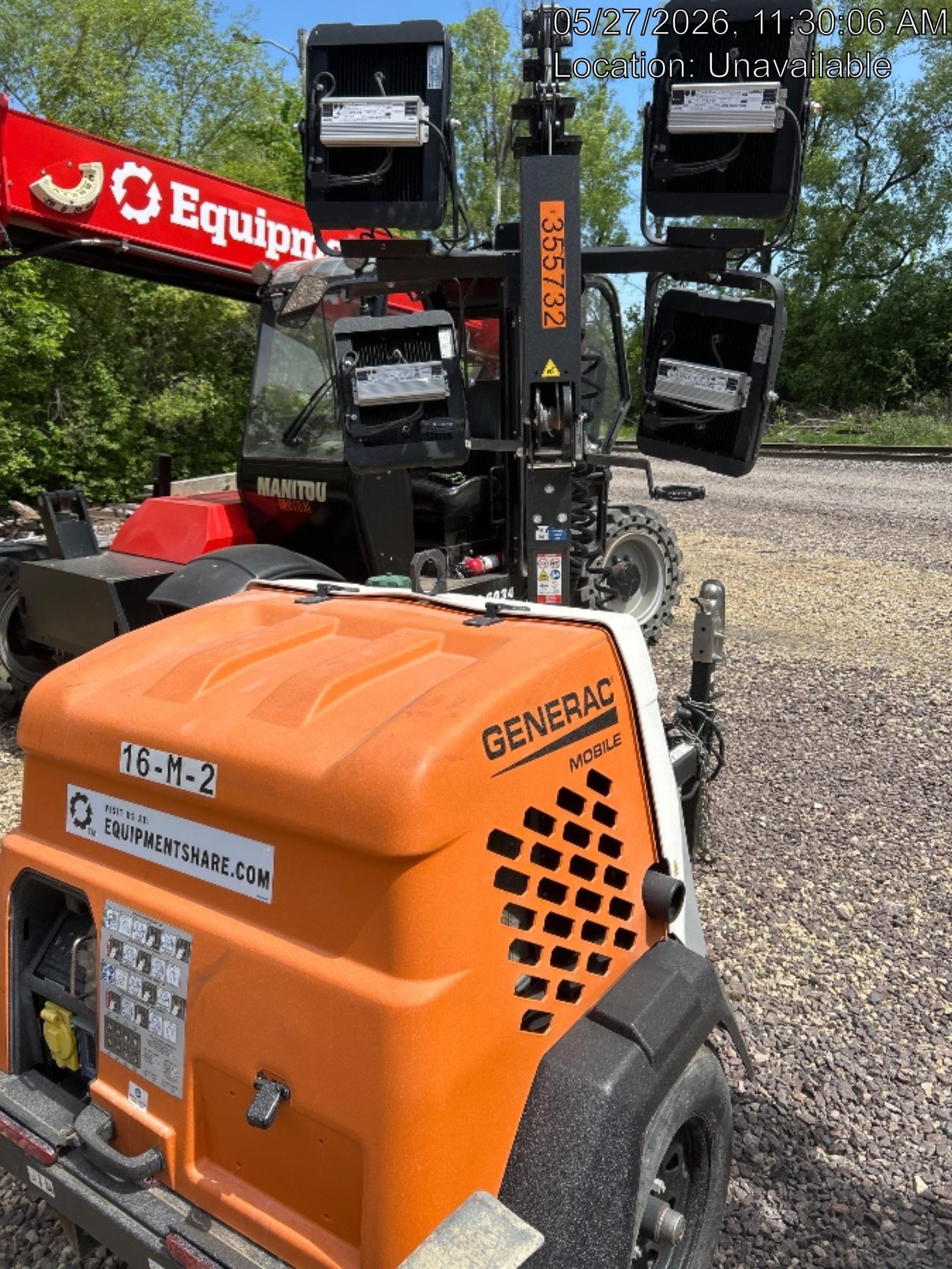 2023 Generac MLT2 Diesel, Flex Switch 120V Input, Powerzone Controller, 
(4) 320W LED Lights, 4kW Generator, 39.9 Gal Fuel Tank, 2" Ball, T3