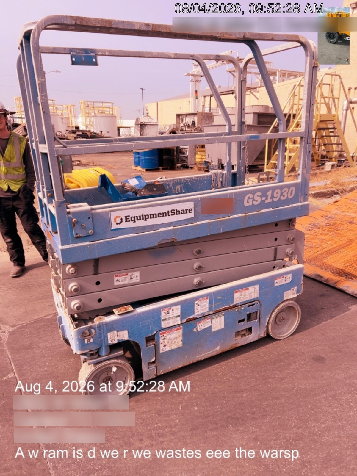 2018 Genie GS-1930 Genie GS-1930 Scissor Lift w/Standard Options