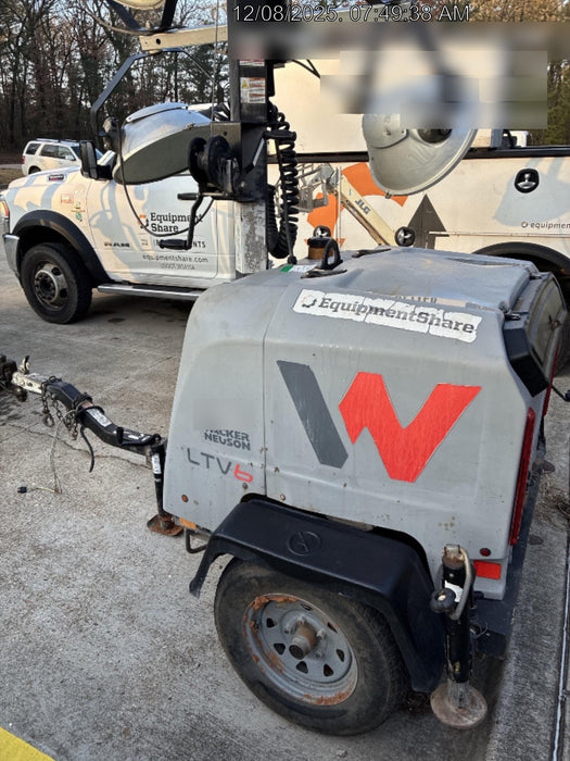 2019 Wacker Neuson LTV6L-MH Mobile Light Tower w/Fuel Level Sensor Installed