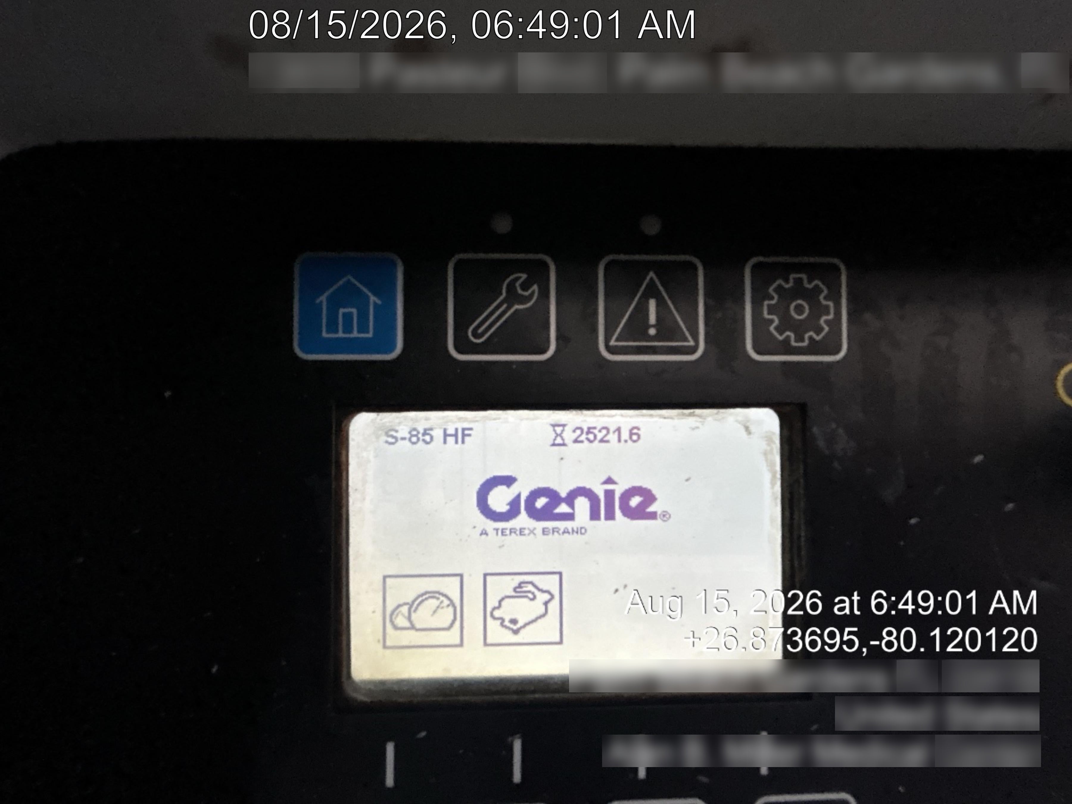 2022 GENIE S-85 HF