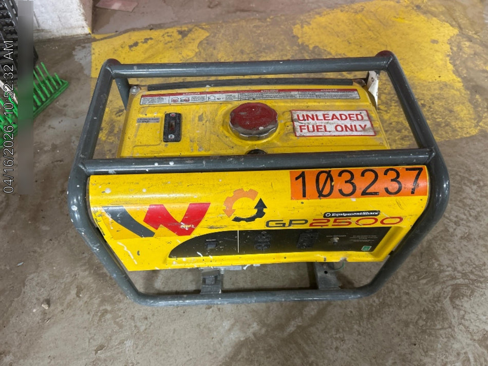 2020 WACKER NEUSON GP2500A