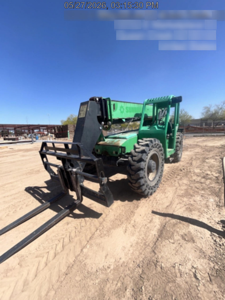 2018 Manitou MTA8044 MTA 8044 - 74 HP T4, Canopy, Worklights/Strobe, Beacon, 66" Carriage, 48" Forks, Solid Tires, Lift Hook, Aux Hydraulics