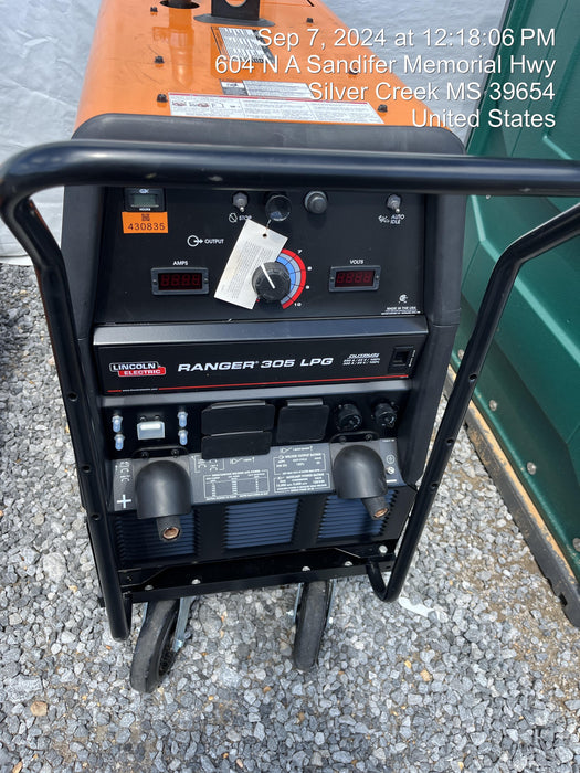 2024 Lincoln Electric Ranger 305 LPG Ranger 305 LPG (KOHLER) ONEPAK K5448-1 ES Orange