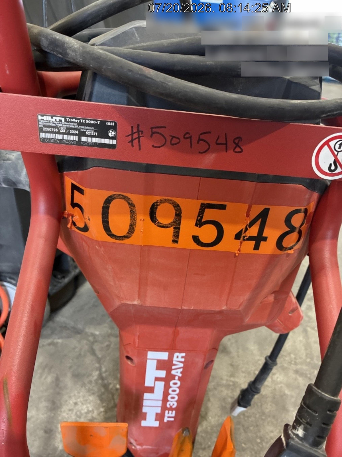 2025 HILTI TE 3000-AVR