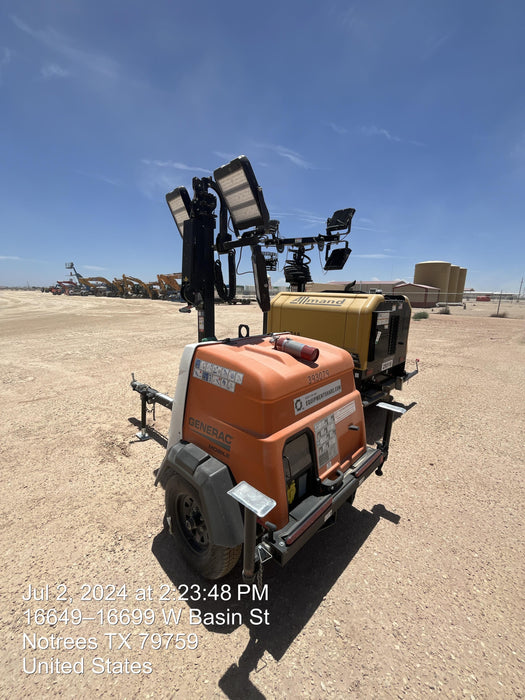 2024 Generac MLT2 Diesel, Flex Switch 120V Input, Powerzone Controller, 
(4) 320W LED Lights, 4kW Generator, 39.9 Gal Fuel Tank, 2" Ball, T3