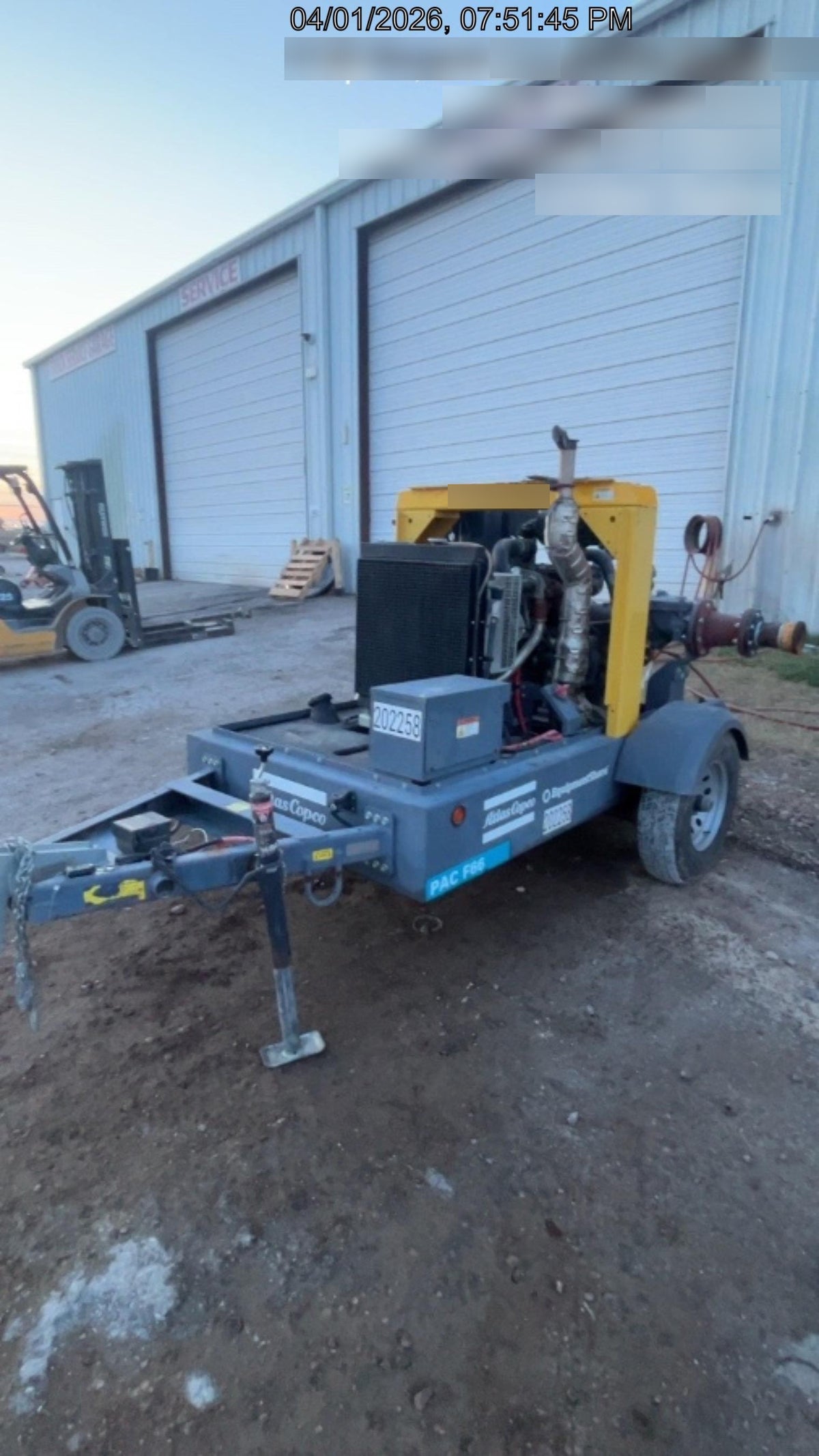 2022 ATLAS COPCO PAC F66 KD