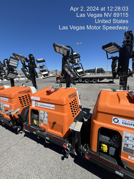 2023 Generac MLT2 Diesel, Flex Switch 120V Input, Powerzone Controller, 
(4) 320W LED Lights, 4kW Generator, 39.9 Gal Fuel Tank, 2" Ball, T3