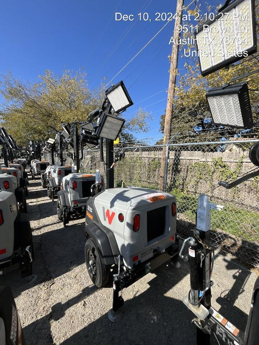 2024 Wacker Neuson LTT4 Diesel, Kohler KDW702, Deep Sea Controller, Auto Start, LED 320W, Bypass Outlet, T3