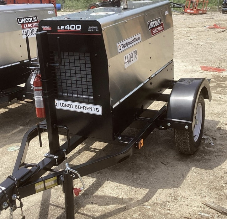 2024 Lincoln Electric LE400 Kubota V1505, Trlr, Cable Rack, Light Kit, ES Decals, T3