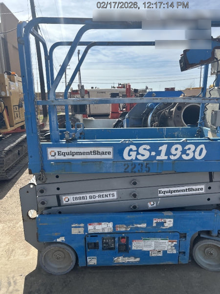 2016 Genie GS-1930 Genie GS1930 Scissor Lift