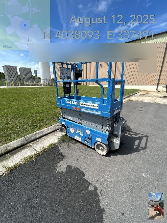 2020 Genie GS-1930 Solid Non Marking Tires, Beacon, Folding rails with half height swing gate