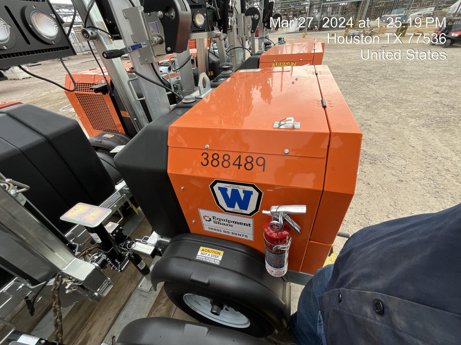 2024 Wanco WLTT-4MM4K Diesel, Deep Sea Controller, Shore Power Plug, Auto Start, (4) 350W LED Floodlights, 4kW Generator, 60 Gal Fuel Tank, 2" Ball, T3