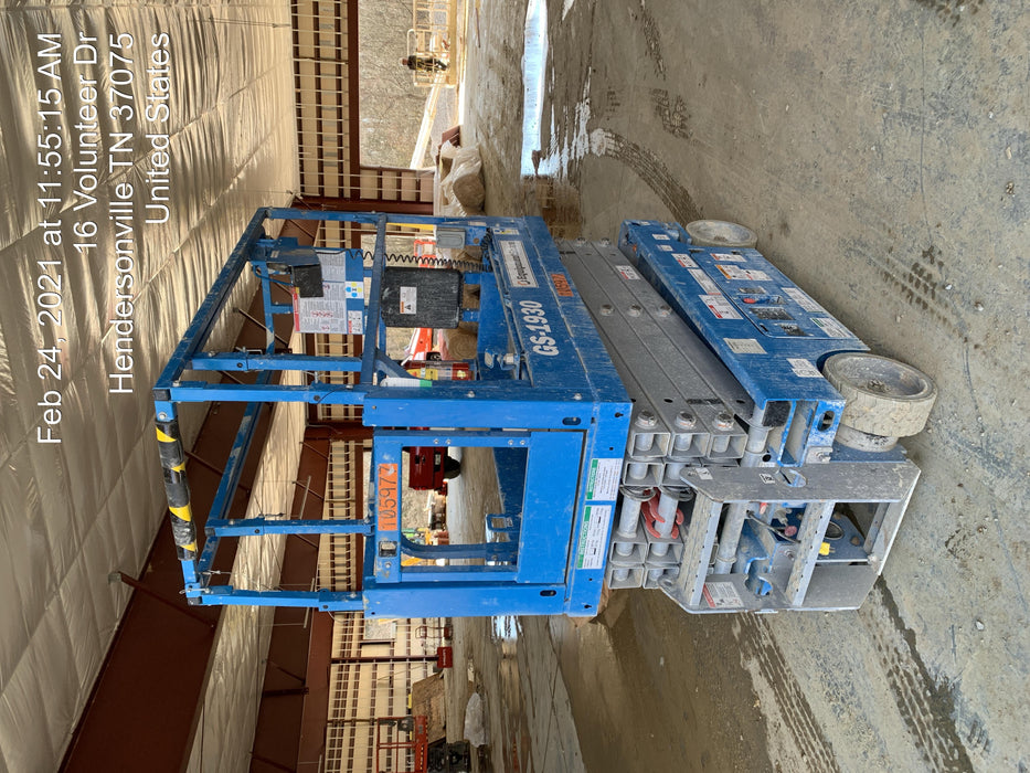 2020 Genie GS-1930 Solid Non Marking Tires, Beacon, Folding rails with half height swing gate