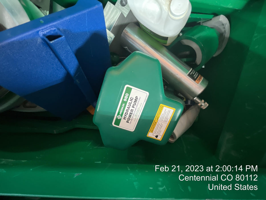 2022 GREENLEE 881CTE980